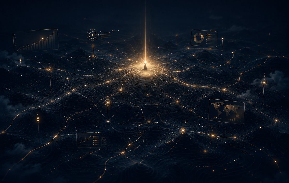 Dark intelligence network with monitoring signals